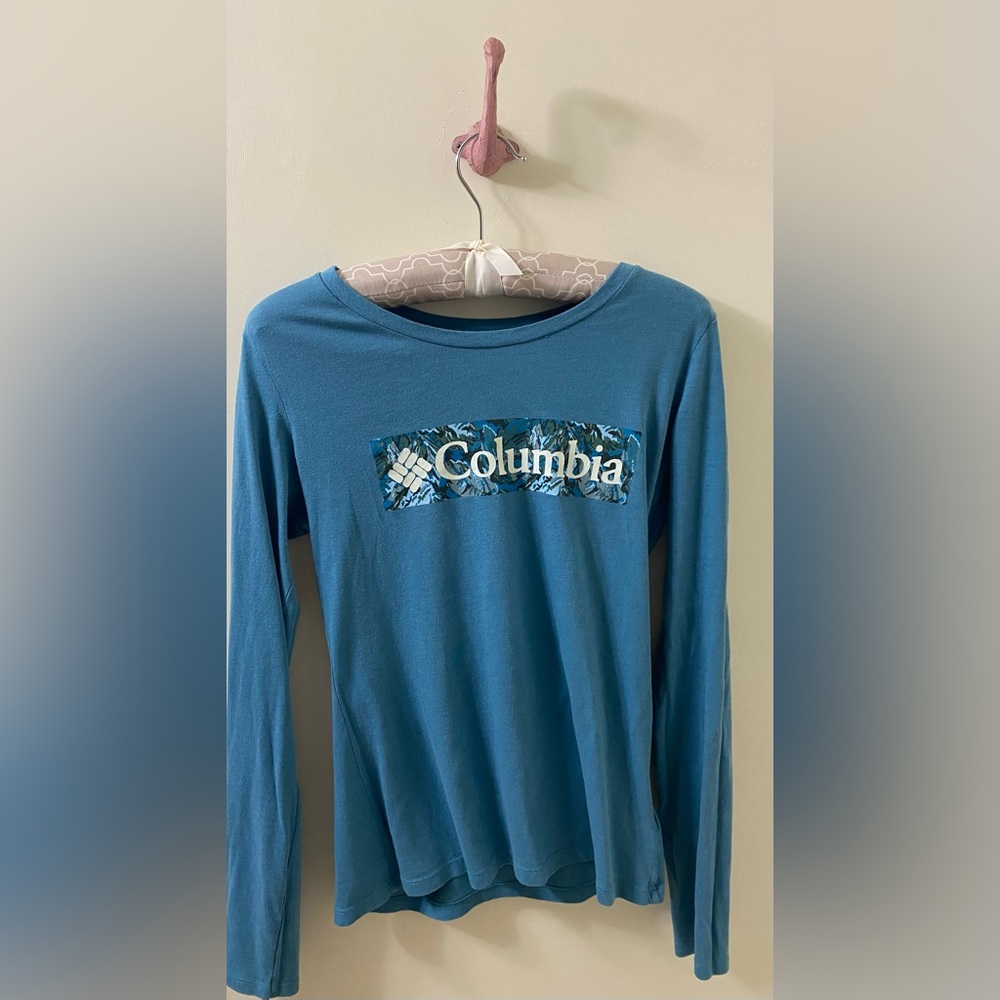 Columbia Teal Long Sleeve Top